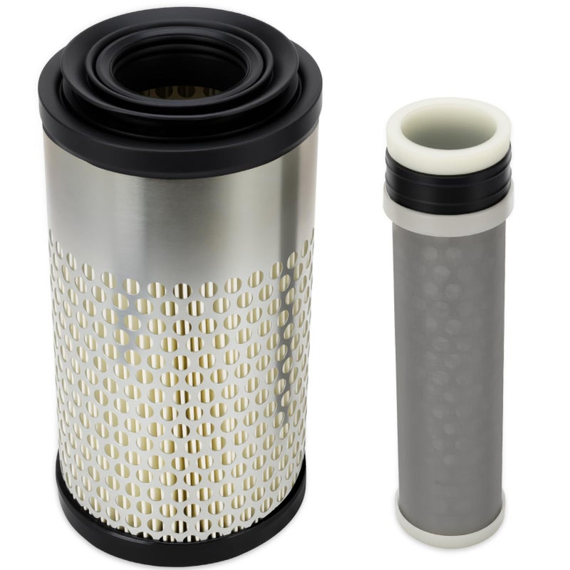 LOCOPOW 6C060-99410 6C060-99414 Air Filter with 32721-58242 Inner Filter for Kubota tractor B21 B2410 B2301 B2630 B2710 B3200 B3300 B7300 B7400 B7410 B7500 B7510 B2601 B2920 B2910 F2260 F3080 ZG227 - Image 1
